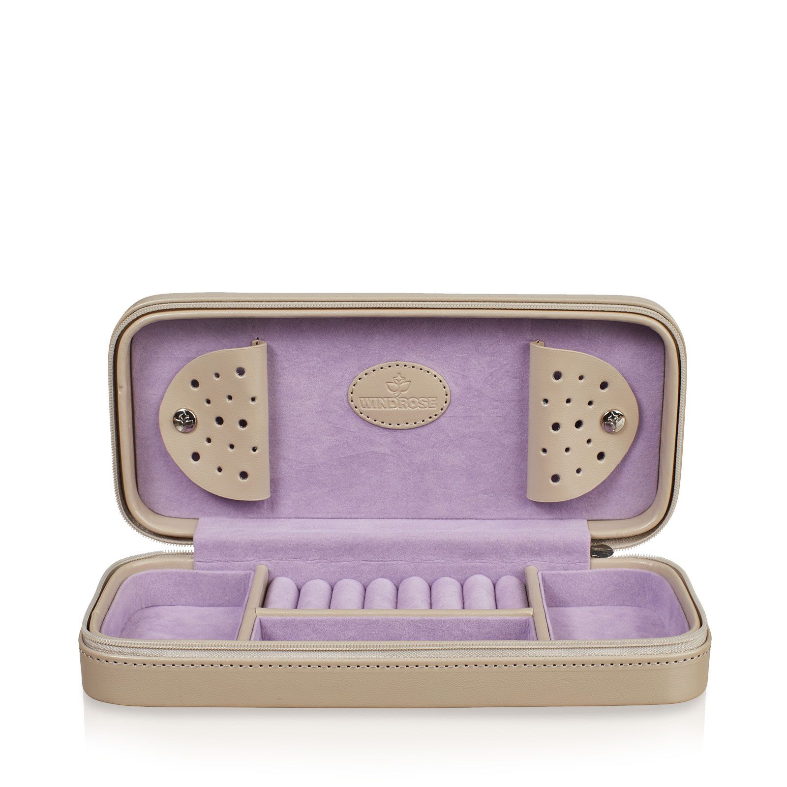 Windrose Schmuckkästchen Merino Moda - Charmbox Reise - Beige | Designhuette.com