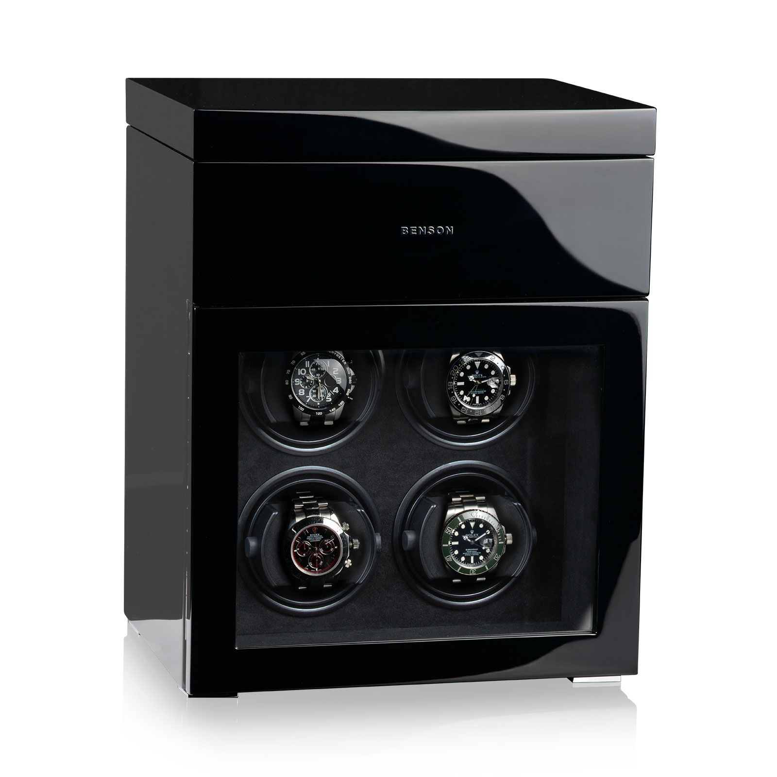 Benson Watchwinders Watch winder Black Series II 4 - Black