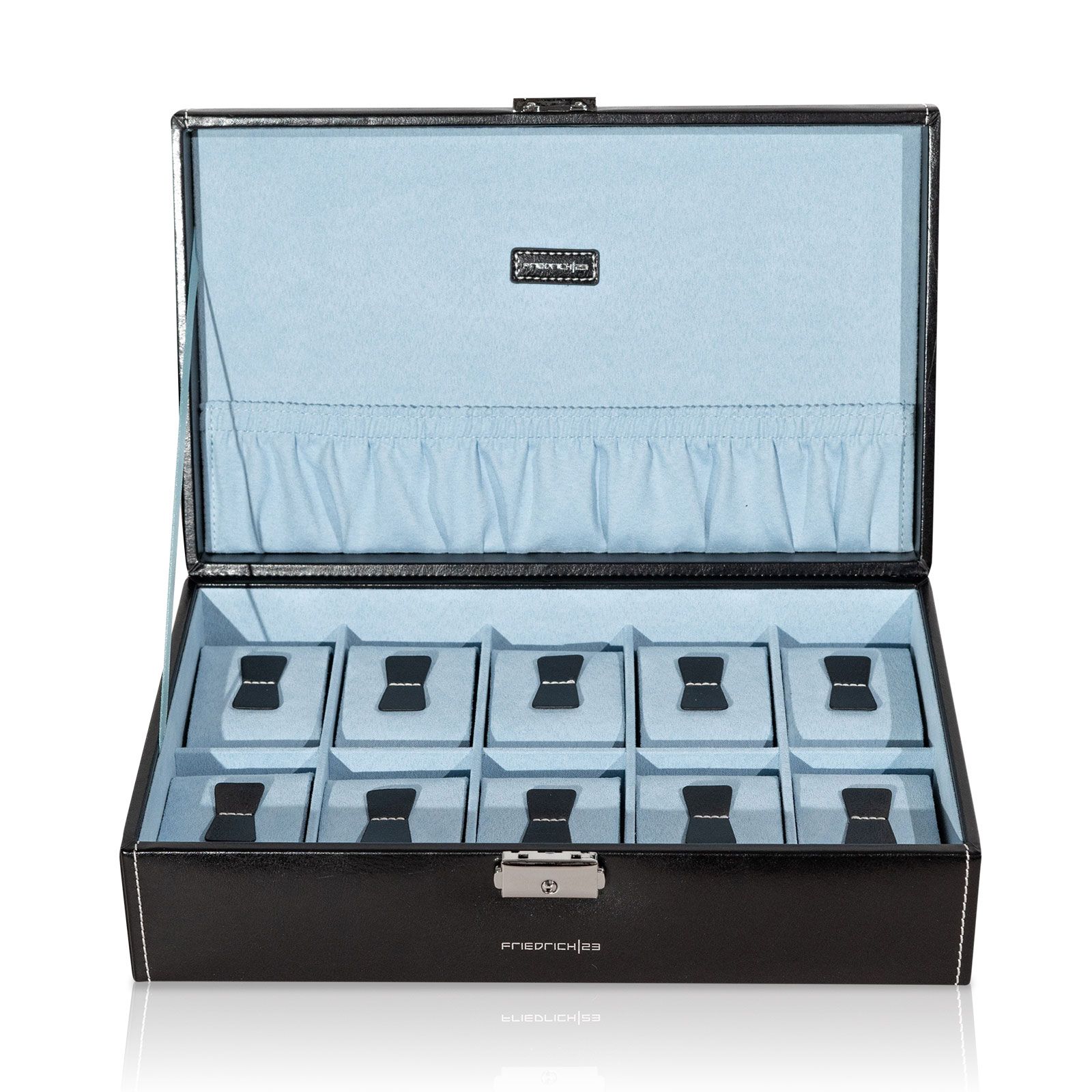Friedrich23 Bond Watch Case for 10 Watches - Black