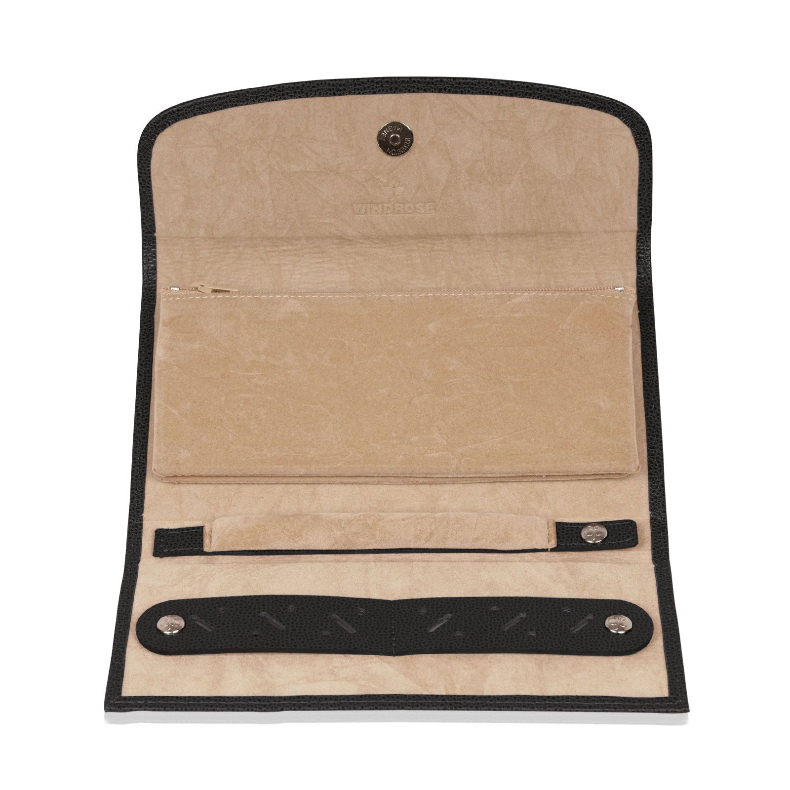 Windrose Jewelry Bag Beluga - Black