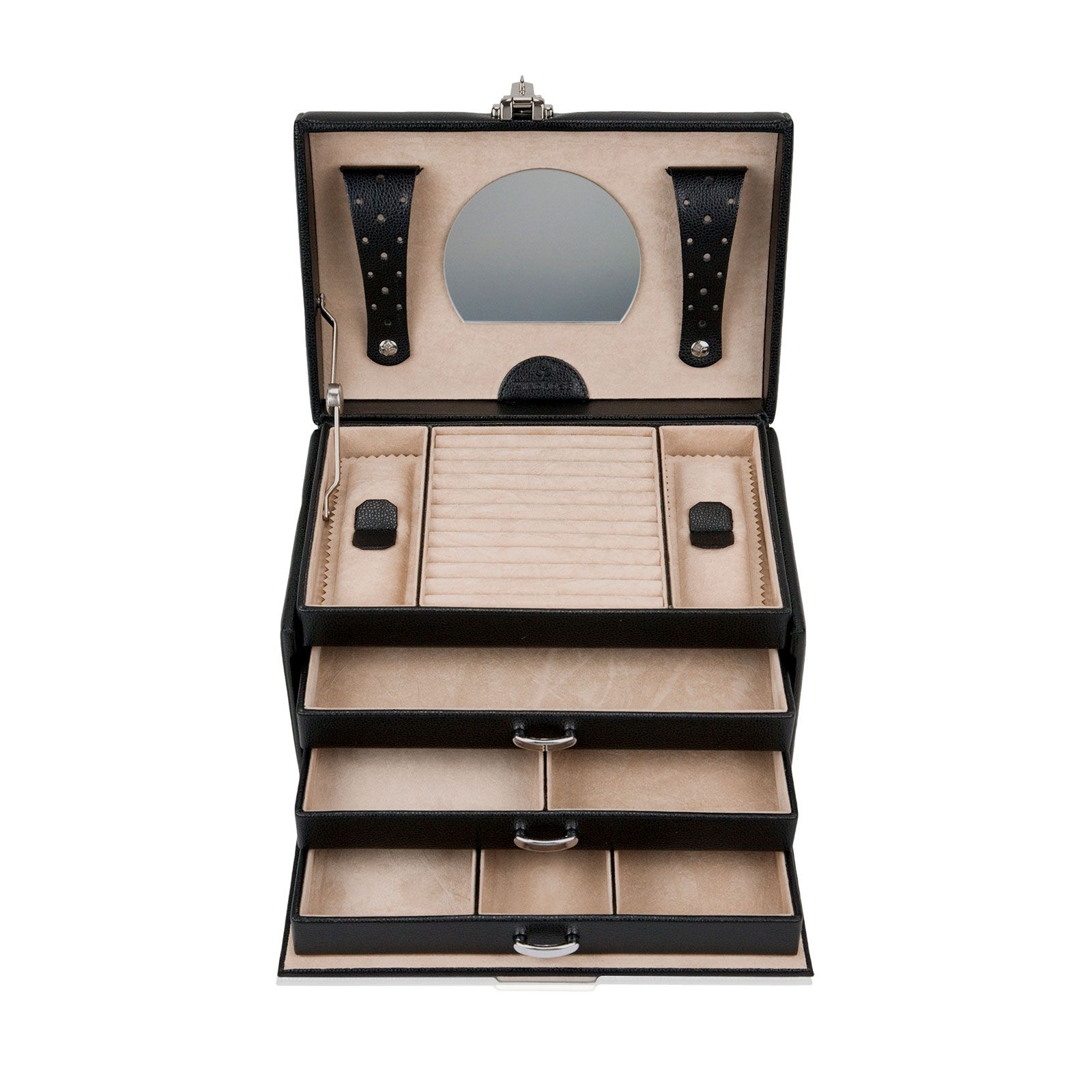 Windrose Jewelry Case Beluga 3 - Black