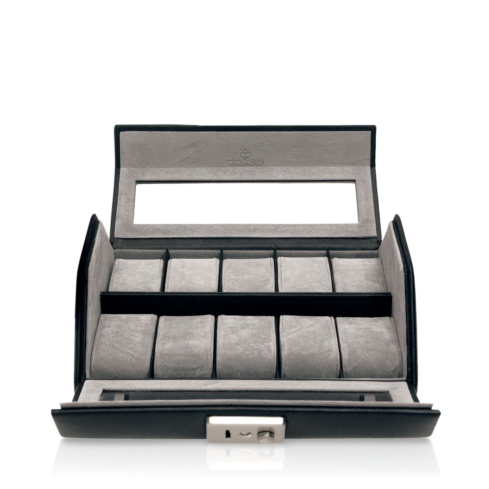 Windrose Watch case Nappa - Black