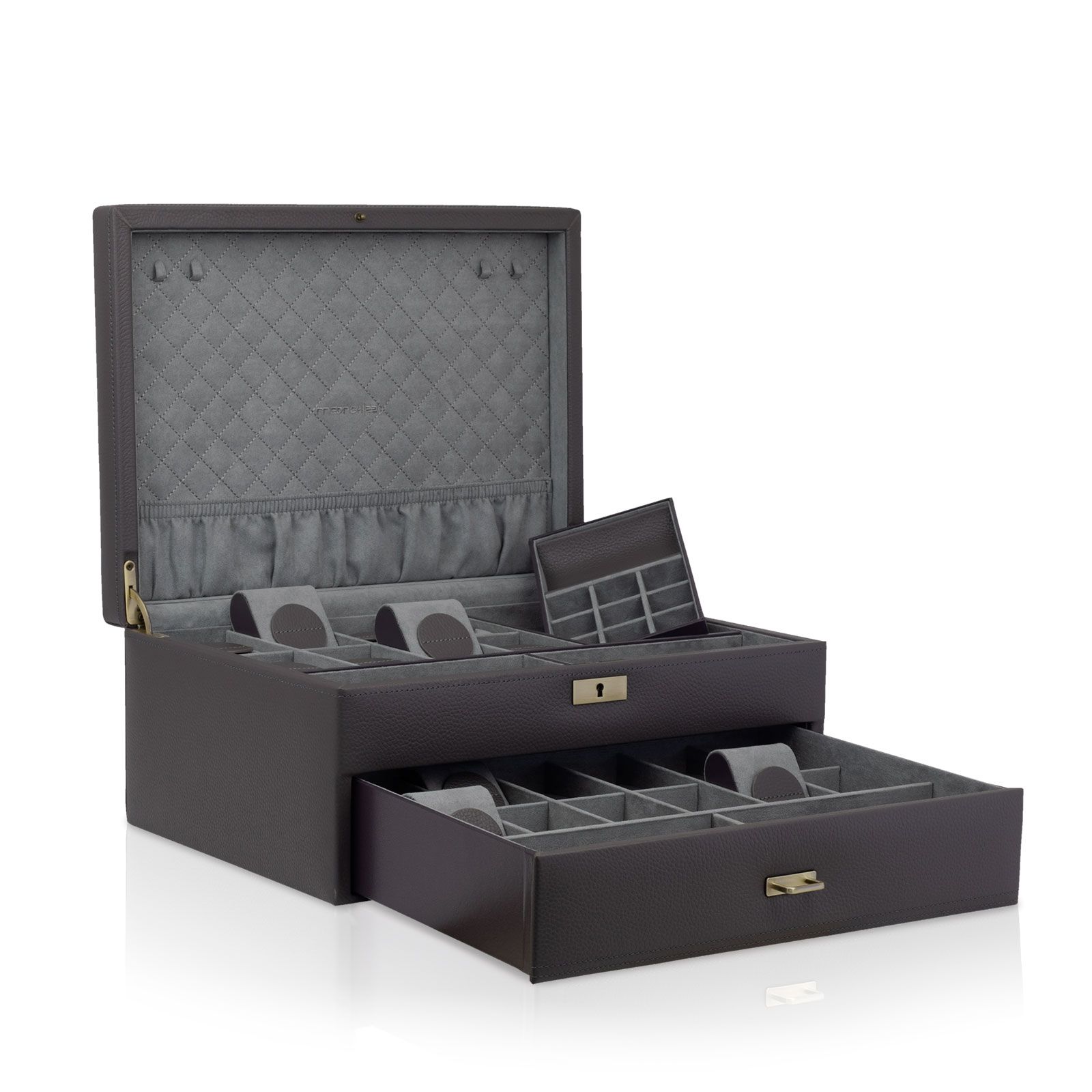 Friedrich23 Watch case Jumbo 20 watches Dynasty - Navy