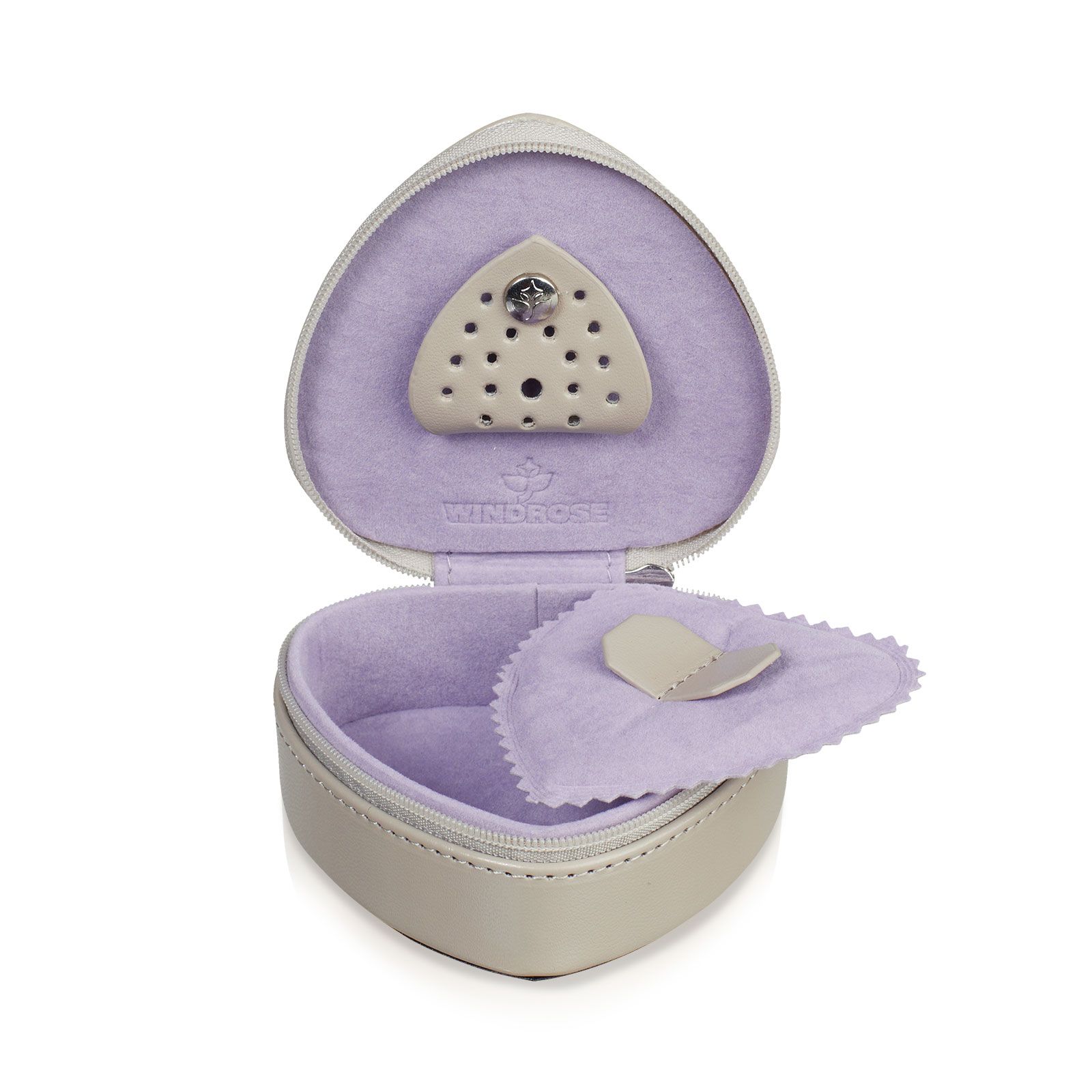 Windrose Small heart box Merino Moda - Beige