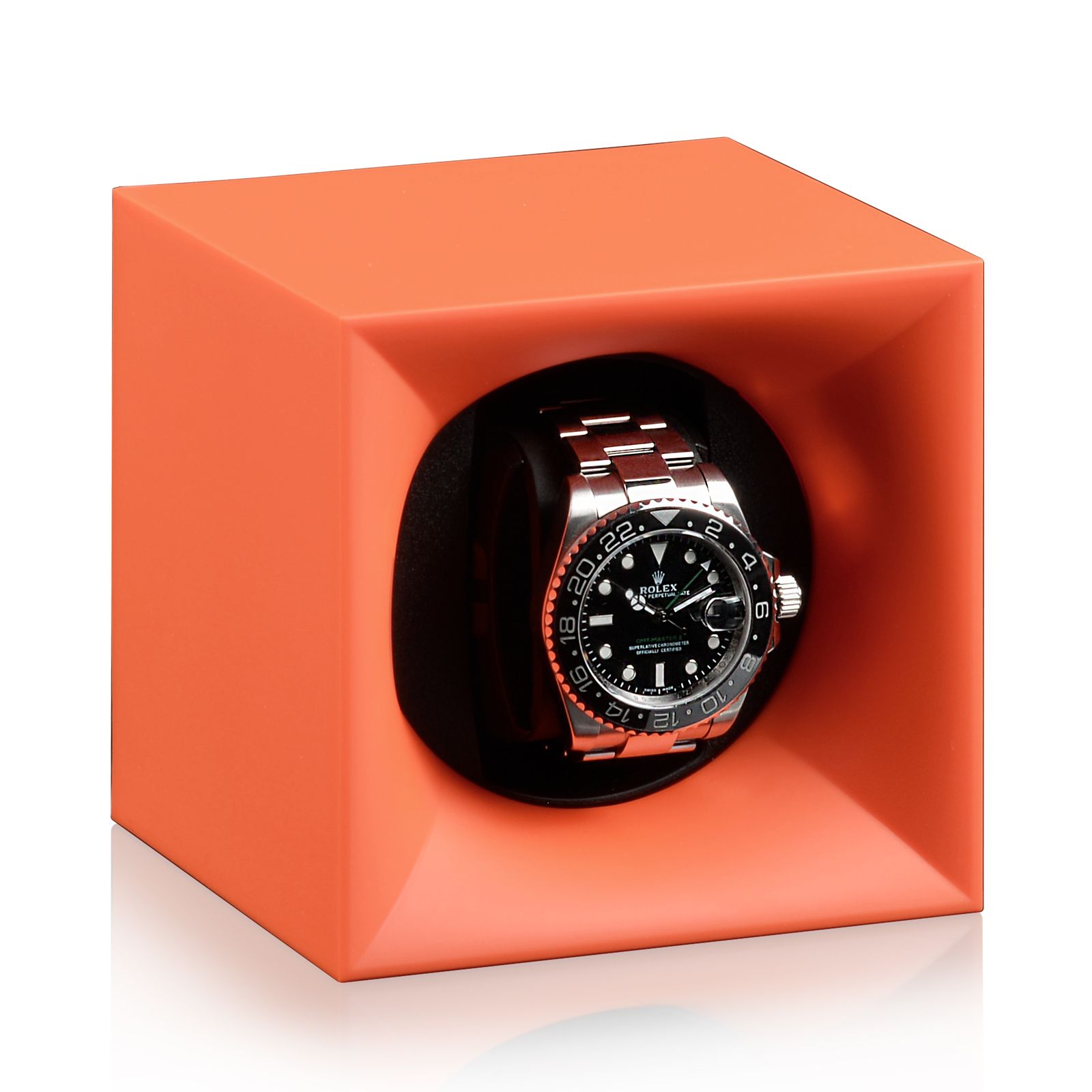 Swiss Kubik Watch Winder Starter Box Abs - Orange