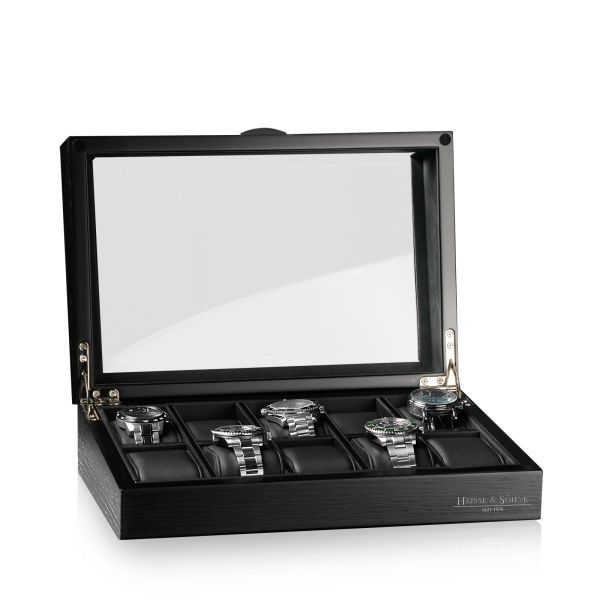 Uhrenbox Oxford 10 - Dark Oak
