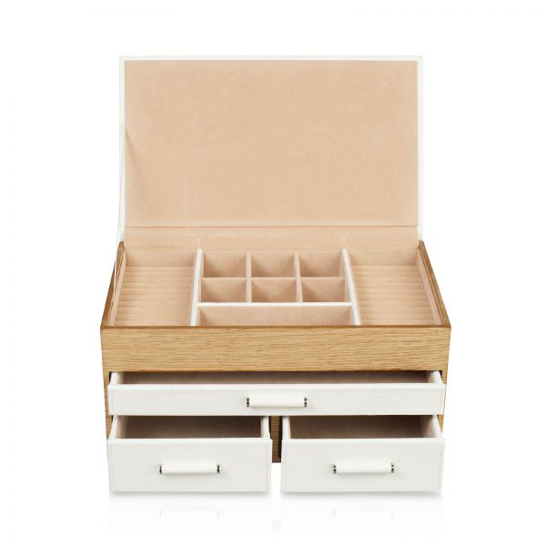 Jewel Box with drawers Wood