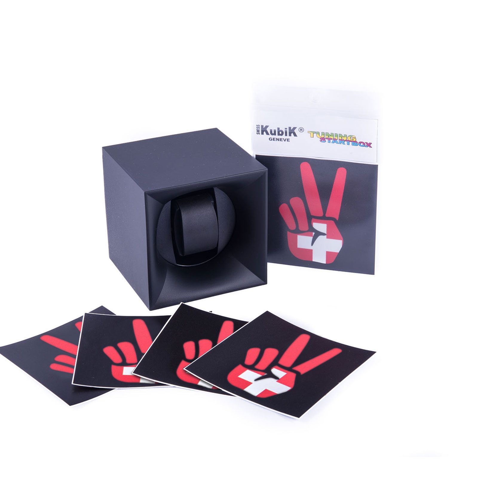 Swiss Kubik Tuning Sticker "Peace and Love Swiss" For Starterbox