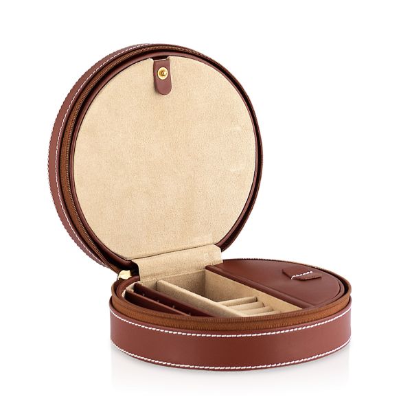 Jewelry Box Cordoba Leather with Mirror