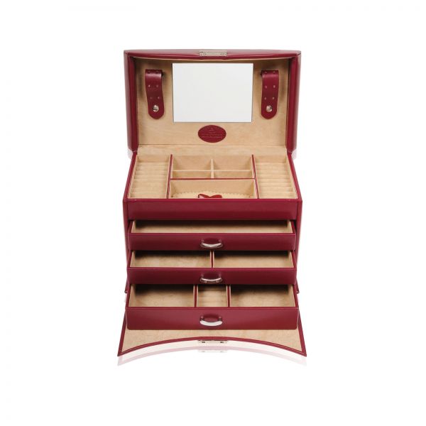Jewelry Case Merino 17 - Red